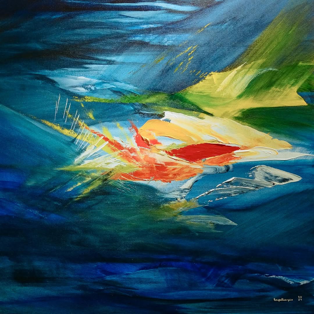 The Universe Is A Koi Pond artwork